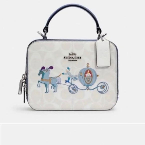 Coach Handbags - Coach X Cinderella NWT Rare Mini Crossbody Bag with Carriage Design